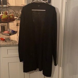 Black cardigan